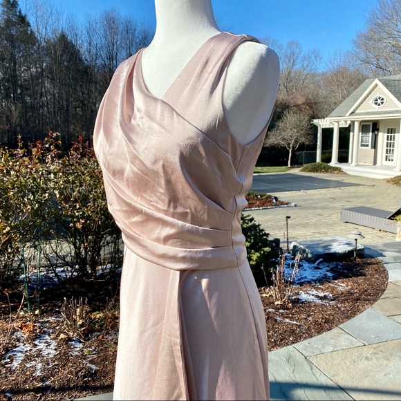 BHLDN Dresses Nwt Bhldn Espen Satin Maxi Dress In Oyster Wedding Cocktail Formal Mob Poshmark